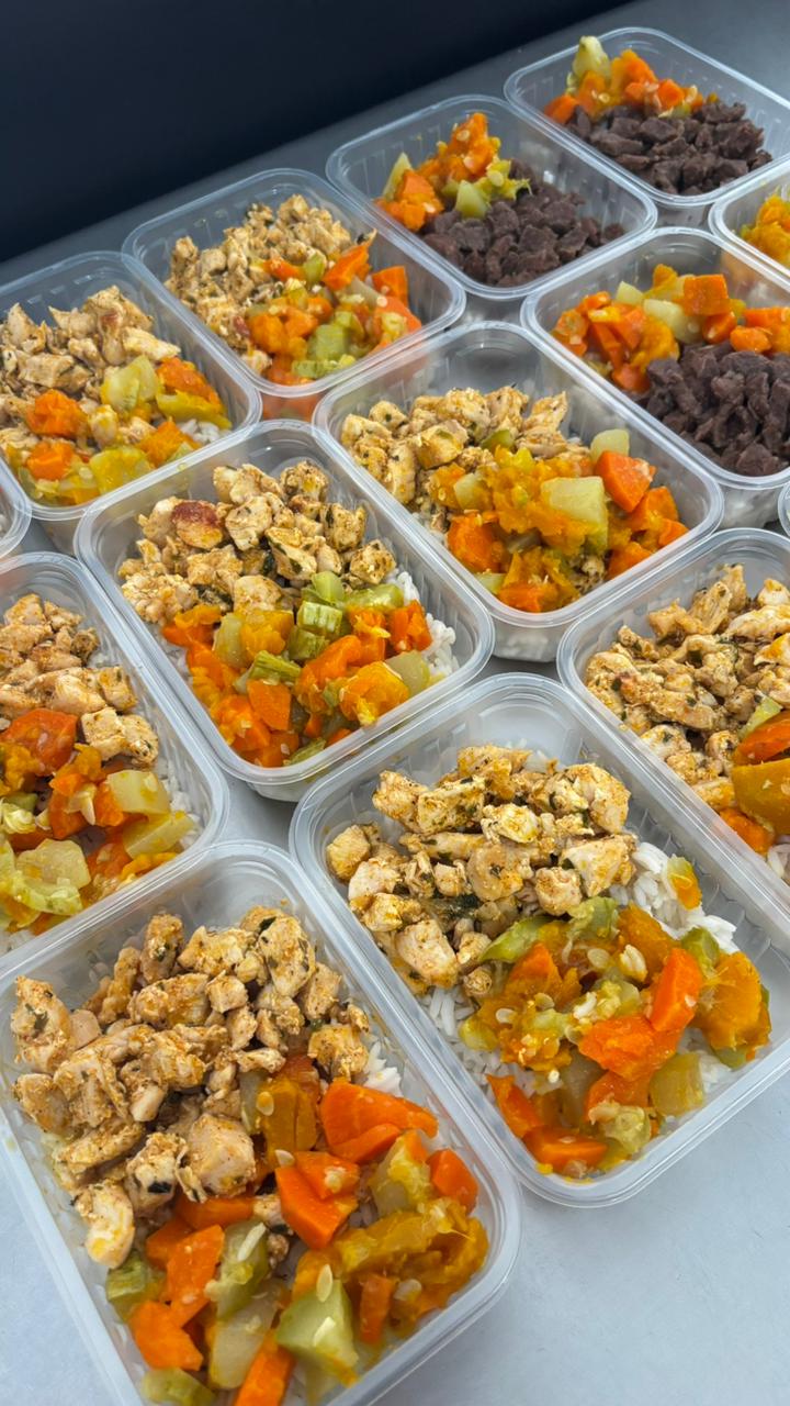 Marmita fitness com carne 